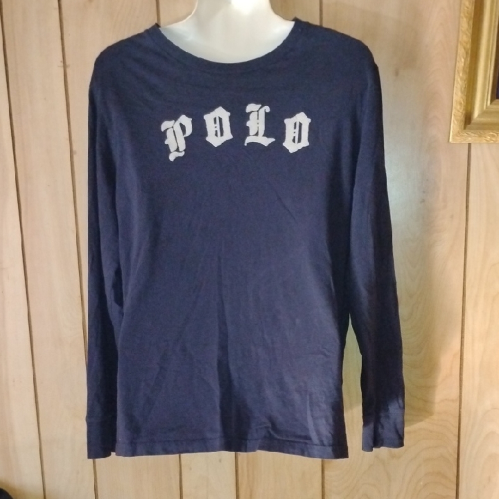Polo by Ralph Lauren Navy Long Sleeve Tee